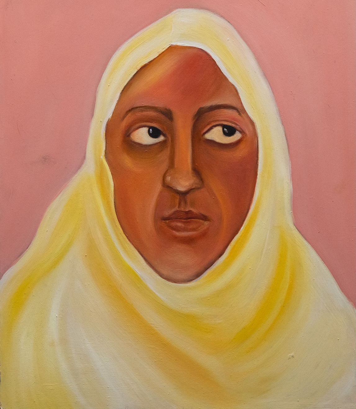 N.Meera Irshad, Arshi Irshad , marginalised , oil on canvas